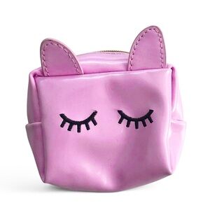 Little pink acrylic coin purse